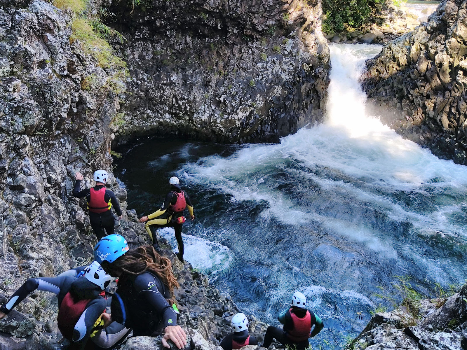 rando aqua reunion canyoning